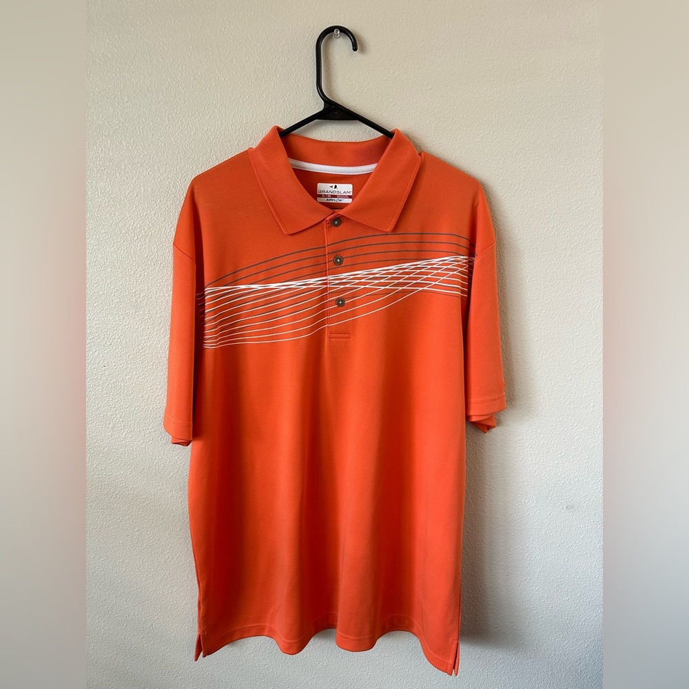 Mens XL Grandslam Airflow Golf Polo 100% polyester